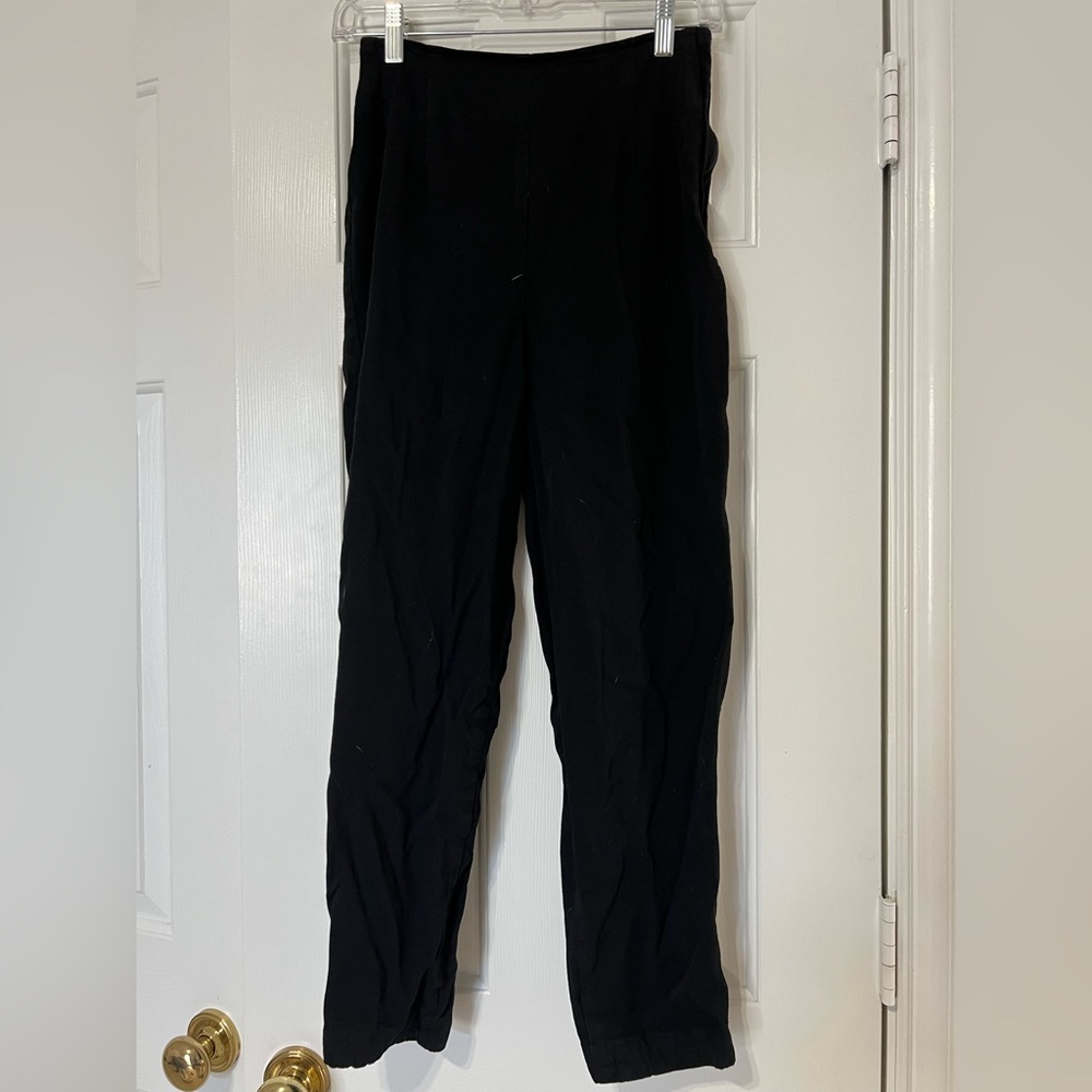 High-Waisted Black Dress Pants size 6